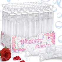 Bubble Wands JASNKKONT Wedding Bulk 32 unidades de blusa de coração branca Bubble Wands JASNKKONT Wedding Bulk 32 unidades de blusa de coração branca