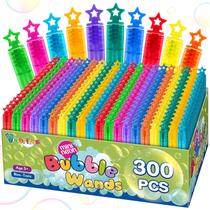 Bubble Wands V-Opitos, pacote de 300, mini lembrancinhas de festa em 10 cores, para crianças Bubble Wands V-Opitos, pacote de 300, mini lembrancinhas de festa em 10 cores, para crianças