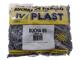 Bucha 05 Fixação Alvenaria Parede Concreto Iv Plast - 1000pç