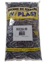 Bucha 08 Fixação Alvenaria Parede Concreto Iv Plast - 1000pç