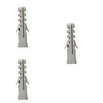 Bucha 10mm S/ Parafuso Parede Tijolo PVC 300und Bucha 10mm S/ Parafuso Parede Tijolo PVC 300und