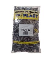 Bucha 12 Fixação Plástico Iv Plast Parade Alvenaria - 250pç