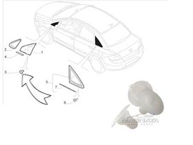 Bucha Acabamento Vidro Lateral Punto Linea Pulse Fastback