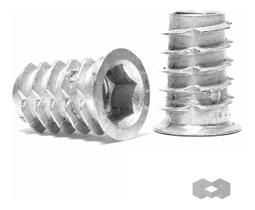 Bucha Americana M4 X 10 Zamak 50 Peças