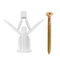 Bucha ancora para gesso e drywall com parafuso 30 pares