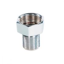 Bucha Aumento Torneira Metais Rei Latao Cromado 1/2X3/4 10096 - Kit C/6 Bucha Aumento Torneira Metais Rei Latao Cromado 1/2X3/4 10096 - Kit C/6