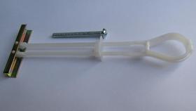 Bucha C-Toogle de Nylon 1/4" com 10 Peças Branco Bucha C-Toogle de Nylon 1/4" com 10 Peças Branco