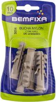 Bucha com Anel 10 mm 6 unidades Nylon
