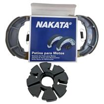 Bucha Coroa + Patim Freio Traseiro Suzuki Yes Intruder 125