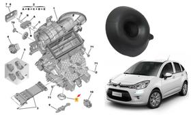 Bucha Da Caixa Do Evaporador Citroen C3 2013 A 2017 - Original -6454.71