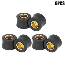 Bucha De Borracha Para Amortecedor Traseiro De Motocicleta E Scooter, 6 Peças, Peças De Equipamento