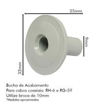 Bucha De Passagem P/Cabos C/50 Sfor Bucha De Passagem P/Cabos C/50 Sfor