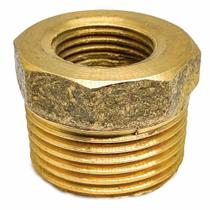 Bucha de Redução em Latão 1 NPT x 3/4 NPT Bucha de Redução em Latão 1 NPT x 3/4 NPT
