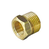 Bucha de Redução Latão 1/2" NPTM x 3/8" SAE F Bucha de Redução Latão 1/2" NPTM x 3/8" SAE F