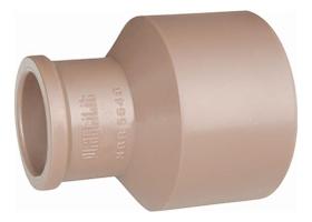 Bucha de Redução Longa Pvc Marrom Soldável 1.1/2X1" 50x32mm Plastilit