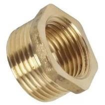 Bucha De Redução Metal 1/2 X 3/4 Latão Amarelo