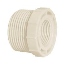 Bucha De Redução Pvc 1'' X 1-2'' Amanco - Pn 750 Kpa - Junta Roscável - Bitolas 1-2 A 2 Bucha De Redução Pvc 1'' X 1-2'' Amanco - Pn 750 Kpa - Junta Roscável - Bitolas 1-2 A 2