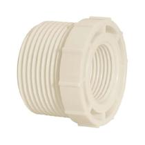 Bucha de Redução PVC 1'' x 1/2'' Plastubos - Junta Roscável - Resistente 750kPa
