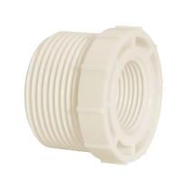 Bucha de Redução Roscável 1 x3/4 Pvc Branco 11526 Amanco Bucha de Redução Roscável 1 x3/4 Pvc Branco 11526 Amanco