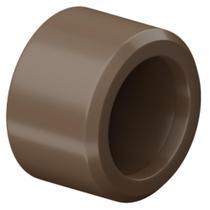 Bucha De Redução Soldável Curta PVC Marrom Para Tubo Água Fria 1.1/2x1.1/4” Polegadas 50x40mm Tigre