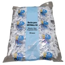 Bucha Drywall Fly Para Gesso Borboleta N3 10x45mm - 200 Peças