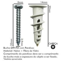 Bucha Drywall Sforp Dryfix C/Par C/100 Bucha Drywall Sforp Dryfix C/Par C/100