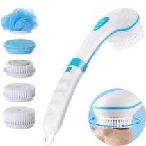 Bucha Escova Esfoliante Corporal Para Banho Elétrica 5 Em 1 Bucha Escova Esfoliante Corporal Para Banho Elétrica 5 Em 1