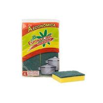 Bucha Esponja Multiuso Aeconômica c/4 Unidades Esponflora