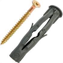 Bucha Fixacao Para Tijolo Baiano Iv Plast Com Parafuso No.08 Pacote Com 100 Pecas Bucha Fixacao Para Tijolo Baiano Iv Plast Com Parafuso No.08 Pacote Com 100 Pecas