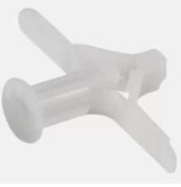 Bucha Fixação Plástica P/ Gesso Drywall S/ Parafuso (4 A15 mm) (50 Unidades) REF: 52.401.050 - IV PLAST