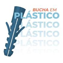 Bucha Fixação Sem Parafuso 18Un Com Aba 12Mm Bucha Fixação Sem Parafuso 18Un Com Aba 12Mm