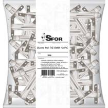 Bucha Fixacao Sforplast Tie 06 Abracatudo 100 Pecas 122 Bucha Fixacao Sforplast Tie 06 Abracatudo 100 Pecas 122
