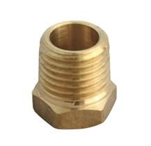 Bucha hexagonal de latão Homeplus+ 3/4" MPT x 3/8" FPT