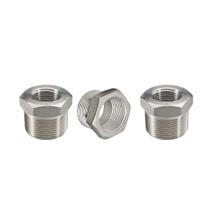 Bucha hexagonal redutora de aço inoxidável Beduan 1 NPT macho para 3/4 NPT fêmea