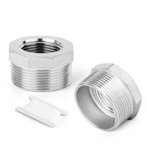 Bucha hexagonal redutora Goraguchi 304 de aço inoxidável 3/8 NPT macho x 1/8 NPT fêmea