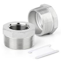 Bucha hexagonal redutora Goraguchi 304 em aço inoxidável 1,25x0,75