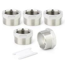 Bucha hexagonal redutora TAISHER 304 de aço inoxidável 1-1/2 NPT macho x 1-1/4 NPT fêmea