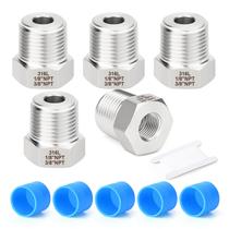 Bucha hexagonal redutora TAISHER 316L de aço inoxidável 3/8 macho NPT para 1/8 fêmea NPT Bucha hexagonal redutora TAISHER 316L de aço inoxidável 3/8 macho NPT para 1/8 fêmea NPT