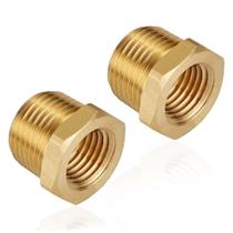 Bucha hexagonal redutora ZOUNI 1 NPT macho para 3/4 NPT fêmea em latão