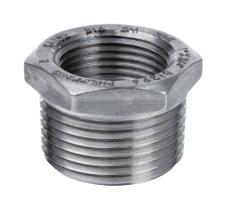 Bucha hexagonal Smith Cooper 2 polegadas MPT x 1,5 polegadas FPT em aço inoxidável
