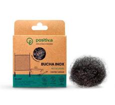 Bucha Inox Não Enferruja P/ Louça Panela Positiva Resistente Bucha Inox Não Enferruja P/ Louça Panela Positiva Resistente
