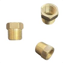 Bucha latão 3/8 NPT X 1/4 npt