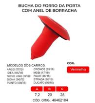 Bucha Lateral Das Portas Dianteiras - 46462184