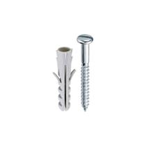 Bucha Nylon 6mm C/Paraf.Cab.Panela 10Pçs 3102 Bemfixa