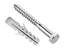 Bucha Nylon Com Anel 10mm Parafuso Cabeça Sext. 2 Peças 2798 Bemfixa 13565 Bucha Nylon Com Anel 10mm Parafuso Cabeça Sext. 2 Peças 2798 Bemfixa 13565