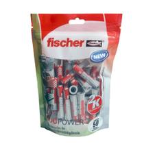 Bucha Nylon Duopower 10mm Fischer - Blister Zip 50 unid Bucha Nylon Duopower 10mm Fischer - Blister Zip 50 unid