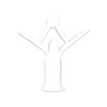 Bucha P/ Gesso N3 24-32mm Sândalo 50Pçs