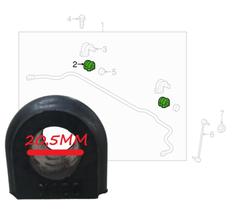 Bucha para barra estabilizadora de 20,5mm hyundai veloster 2012 2013 2014 2015 2016 2017 Bucha para barra estabilizadora de 20,5mm hyundai veloster 2012 2013 2014 2015 2016 2017