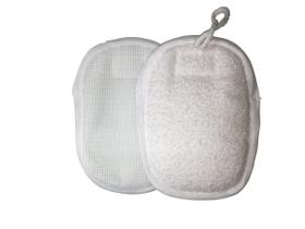 Bucha Para Corpo Atoalhado Branco