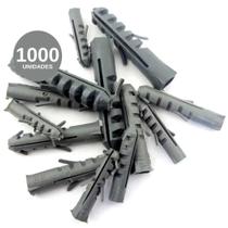 Bucha para Fixação Comum Tijolo Parede Concreto 7mm com 1000 unidades - IvPlast